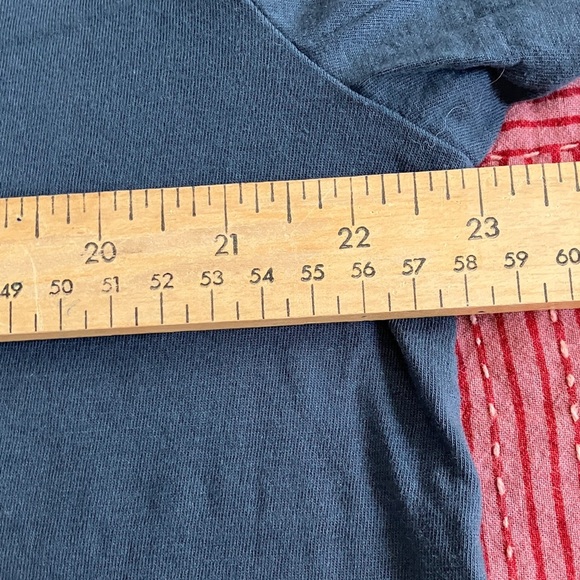 Flying Machine men’s blue to black fade Men's cotton short sleeve Tee - Picture 3 of 10